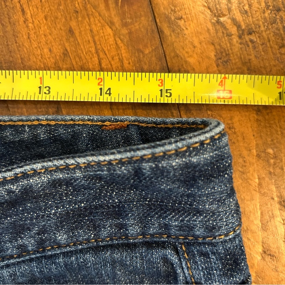 💐 LOFT Dark Wash Wide Leg Cropped Jeans - Picture 7 of 9